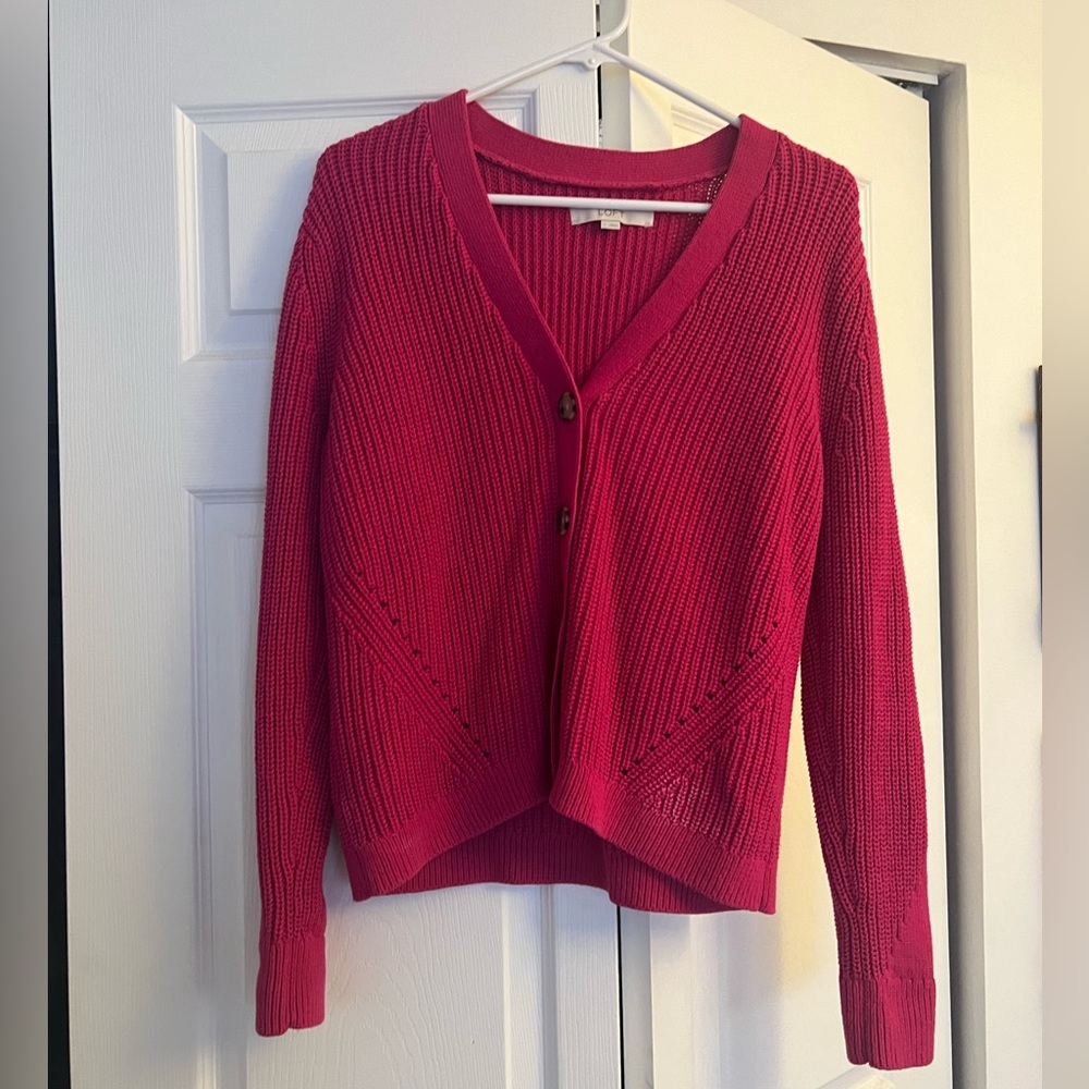 Loft, long sleeve cardigan